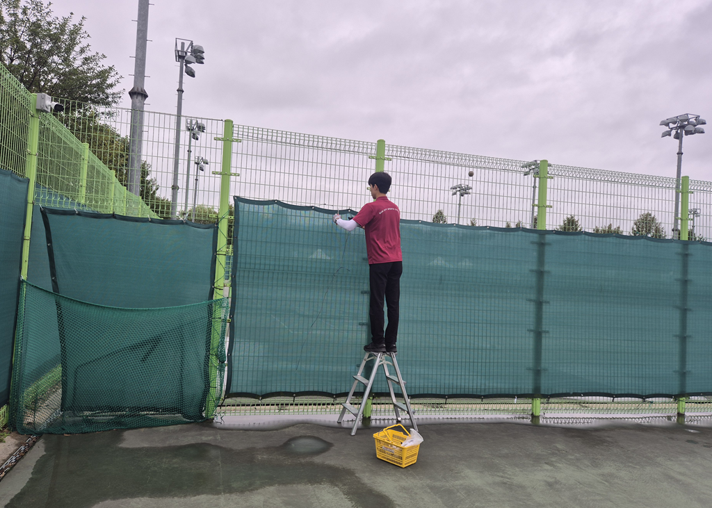 구리왕숙체육공원 , 구리시립테니스장, 구리한강시민야구장 배수로 등 점검(2025. 9....