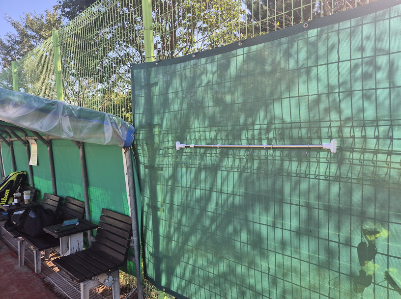 구리왕숙체육공원 테니스장 3면 가방 걸이 설치,  개방형 화장실(여자) 타일 시공, 풋살장 ...