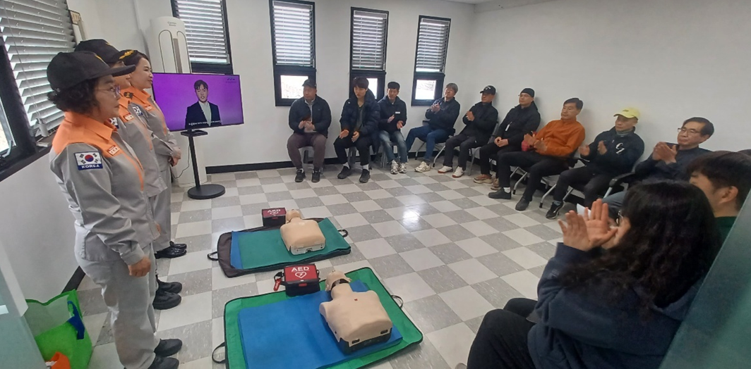 구리시체육회 체육시설팀 응급처치 교육(구리소방서 의용소방대)(2026.3.9.)